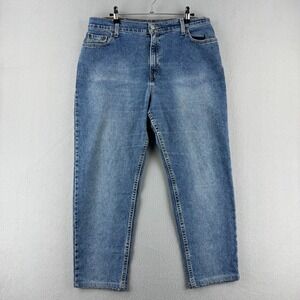 Vintage Levis Jeans Womens 14 Petite Blue 550 Relaxed Tapered Fit Y2K 2001